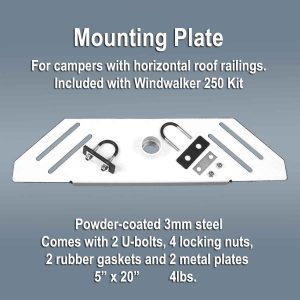 wind generator mounting plate